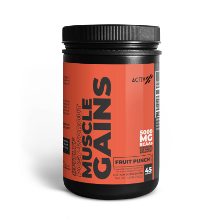 Post-Workout MUSCLE GAINS Fruit Punch Powder