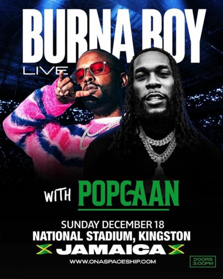 Burna Boy Tour - Jamaica
